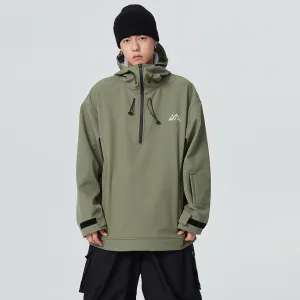 Men's Snowboard Anorak Jacket Outdoor Winter Hoodie