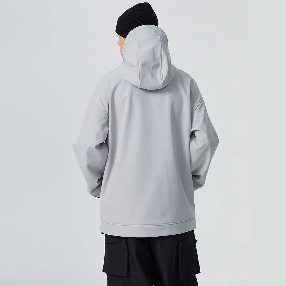 Men's Snowboard Anorak Jacket Outdoor Winter Hoodie