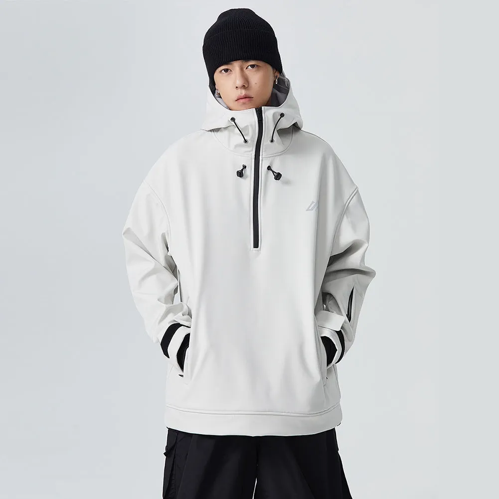 Men's Snowboard Anorak Jacket Outdoor Winter Hoodie