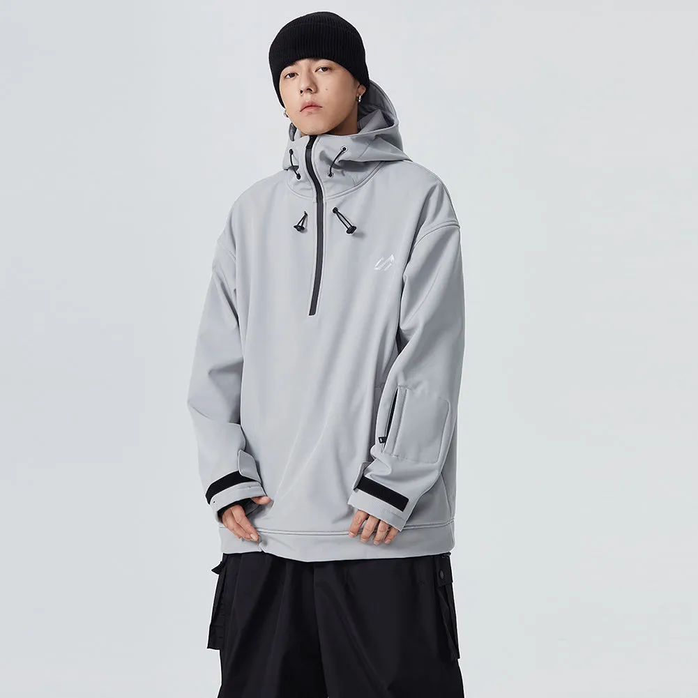 Men's Snowboard Anorak Jacket Outdoor Winter Hoodie