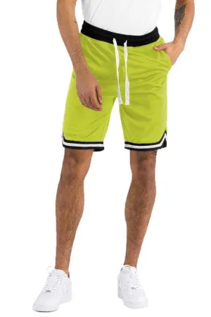 Mens Solid Athletic Basketball Sports Shorts