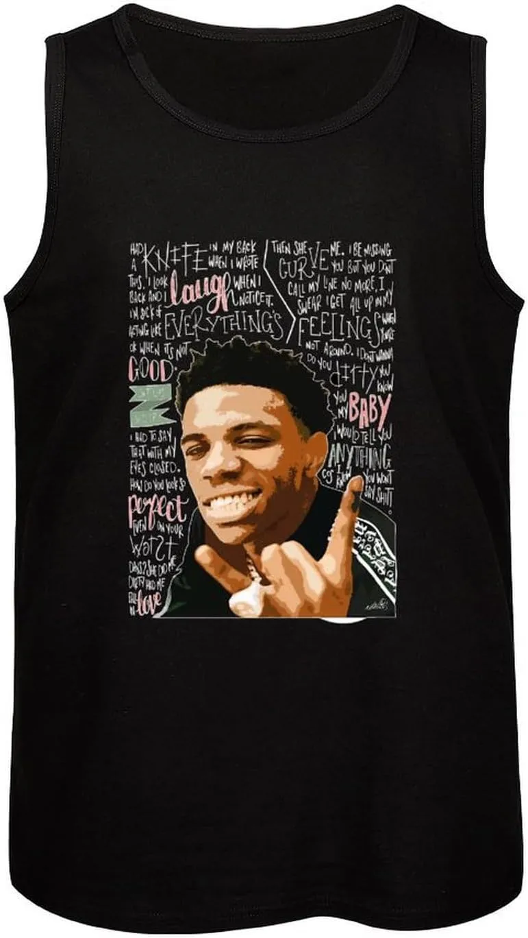 Men's Stretchy Sleeveless Shirt Comfortable Athletic Tank Flexible Tank