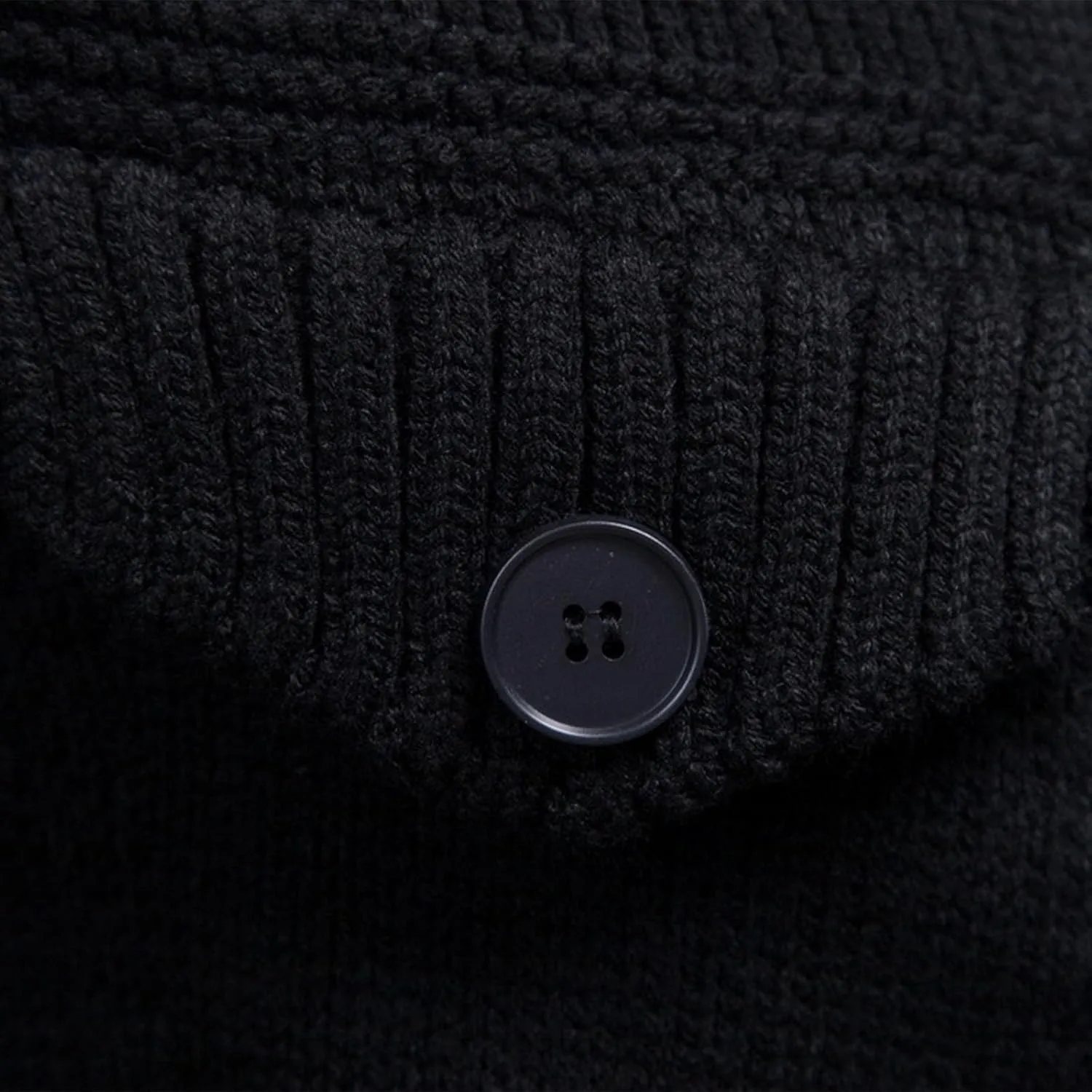 Mens Sweaters Casual Stand Collar Cardigan Button Down Cable Knitted Lightweight Slim Fit Sweater Coat Winter Clothes