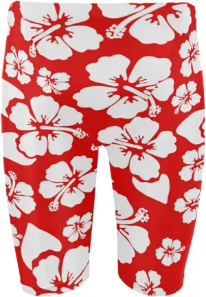 Mens Swim Jammers Printed Quick Dry Athletic Swimsuit