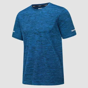 Men's T-Shirt Tag Free Quick Dry Athletic Running Shirts Performance Tee