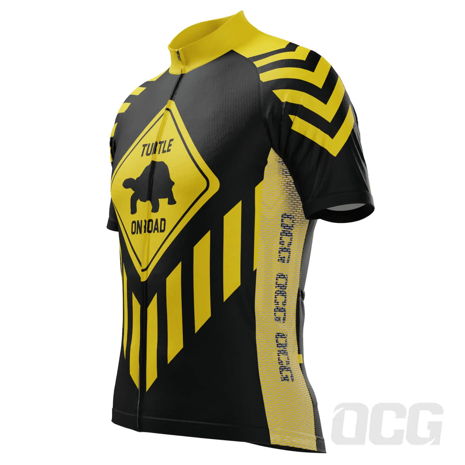 Men's Turtle on Road Short Sleeve Cycling Jersey