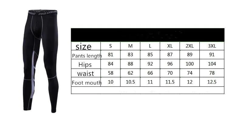 Men's Two-piece tights and long sleeve compression suit