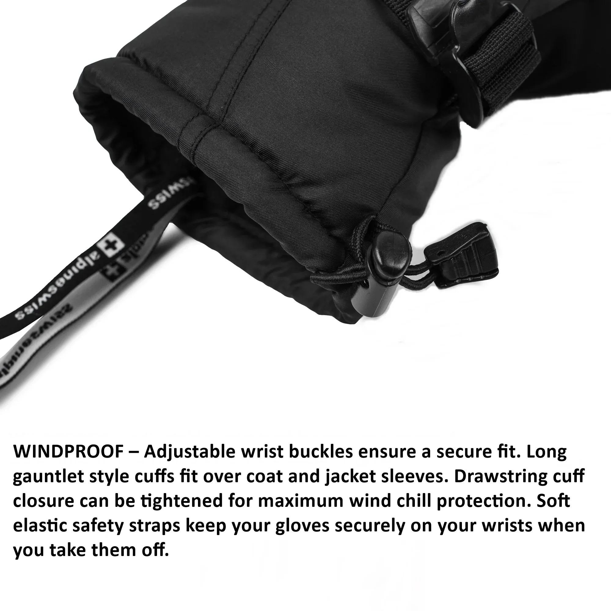 Mens Waterproof Ski Mittens 3M Thinsulate Winter Snow Sport Gloves ZB094