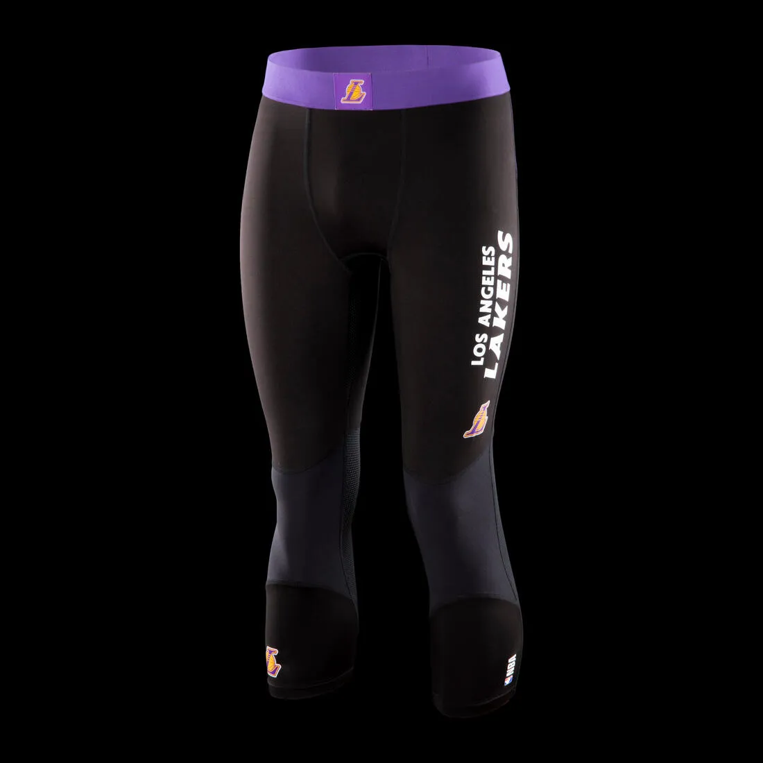 Men's/Women's Basketball 3/4 Leggings 500 - NBA Los Angeles Lakers