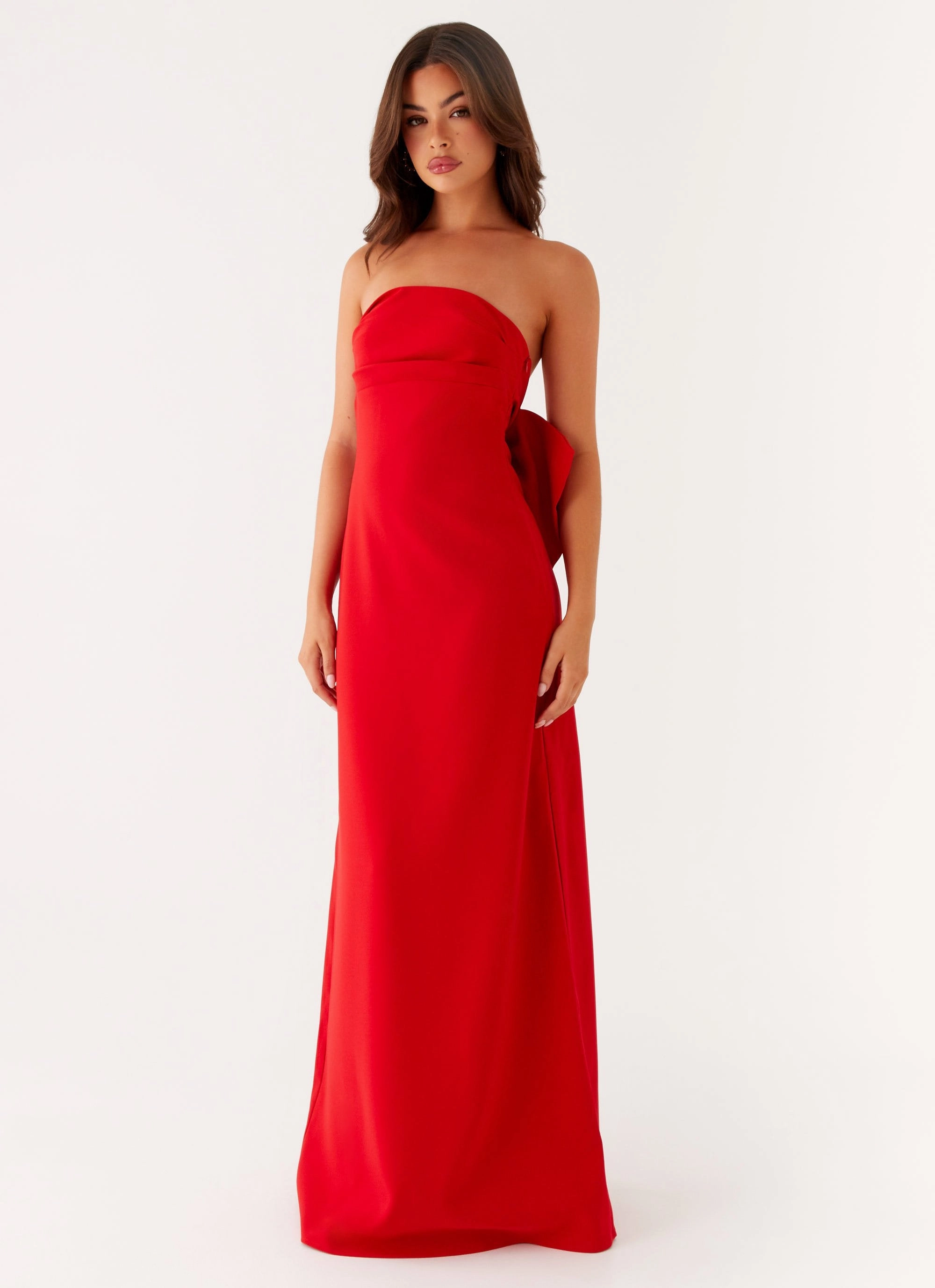 ReversibleStyle cut out Meredith Maxi Dress - Red