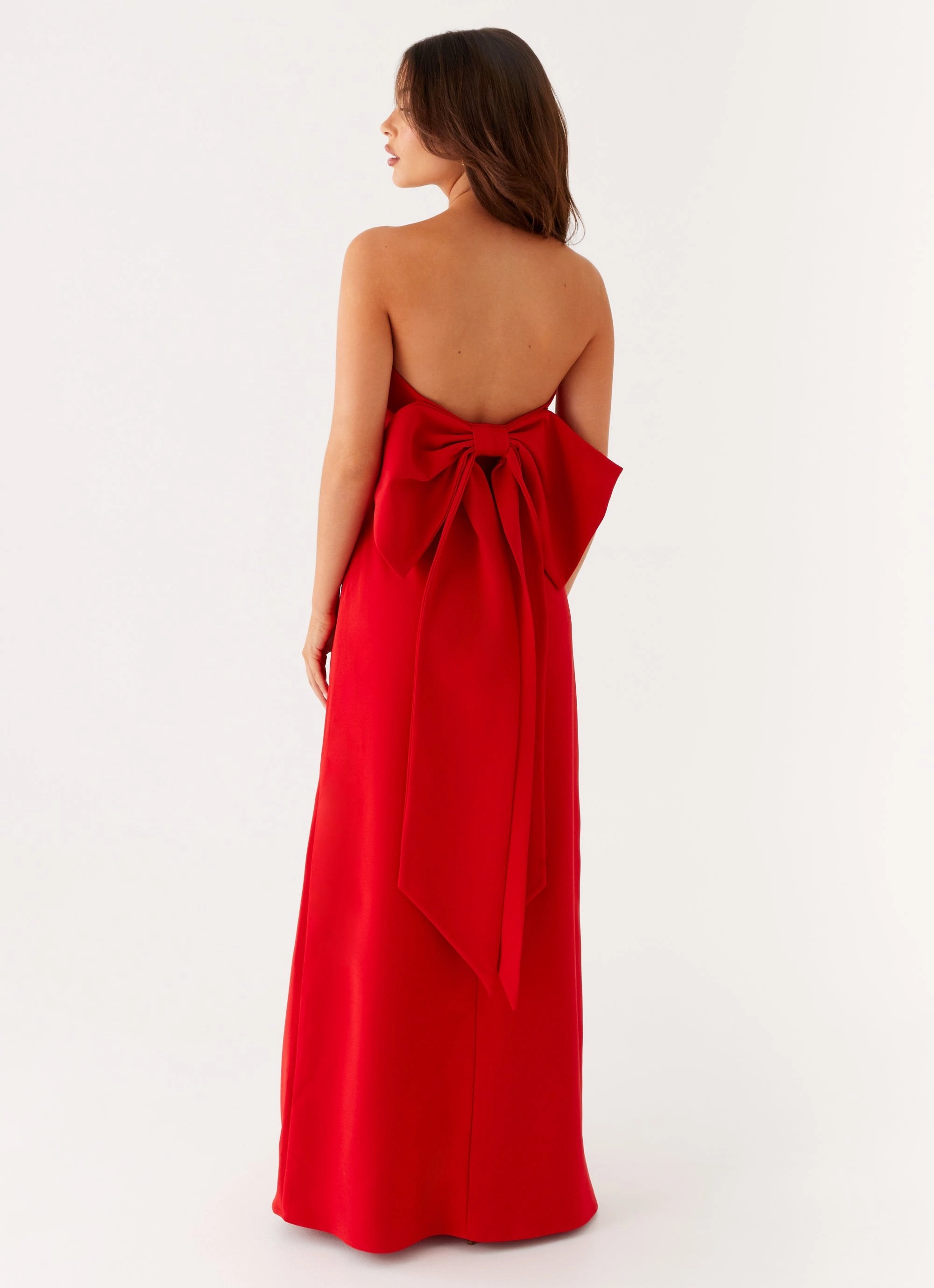 Meredith Maxi Dress - Red Neutral Form