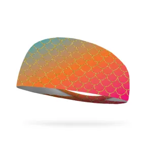 Mermaid Metallic Wicking Headband