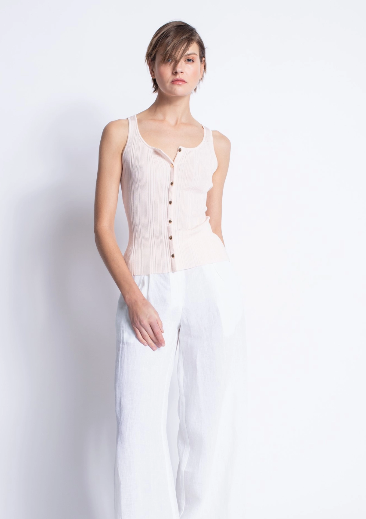 Mia Knit Top Flexible Ribbing