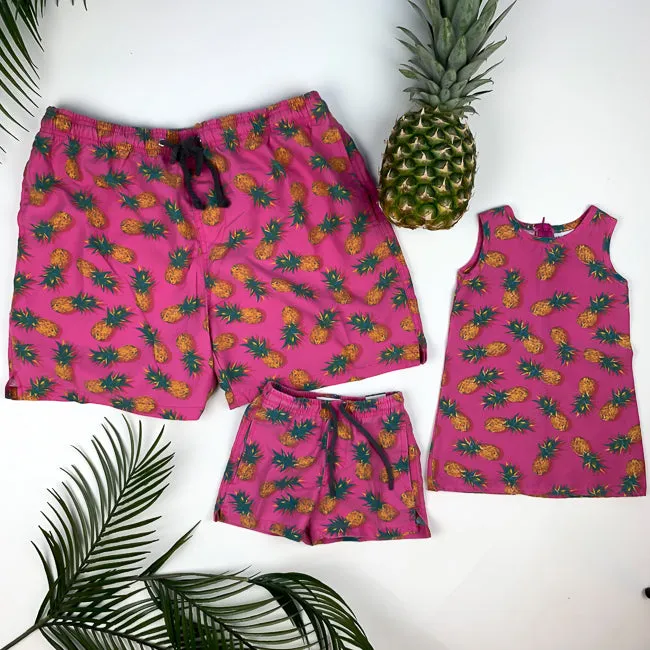 MIAMI PINEAPPLE - DADDY   DAUGHTER - Matching Swimsuits