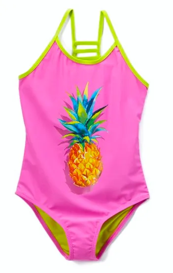MIAMI PINEAPPLE - DADDY   DAUGHTER - Matching Swimsuits