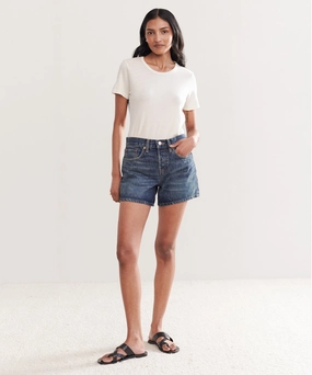 Recycled Polyester Comfortable Stretch Mid Rise Boy Short