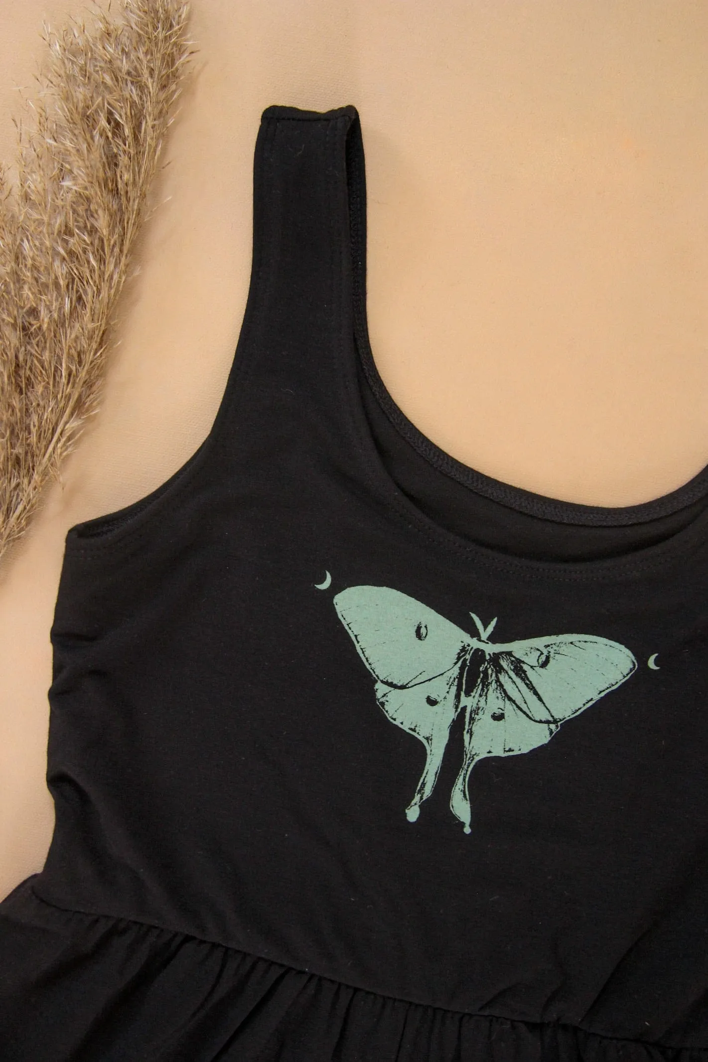 Midnight Luna Moth Yoga Jumpsuit