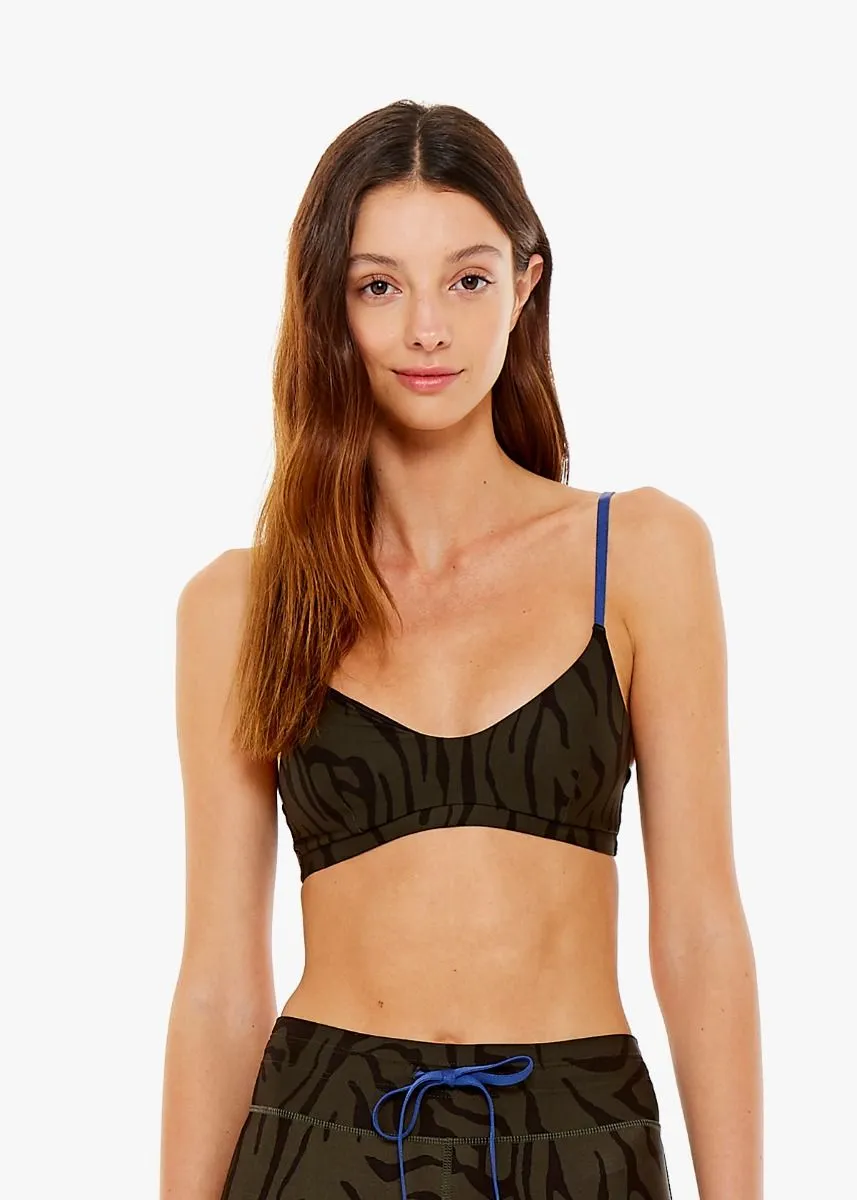 Midnight Tiger Ballet Sports Bra