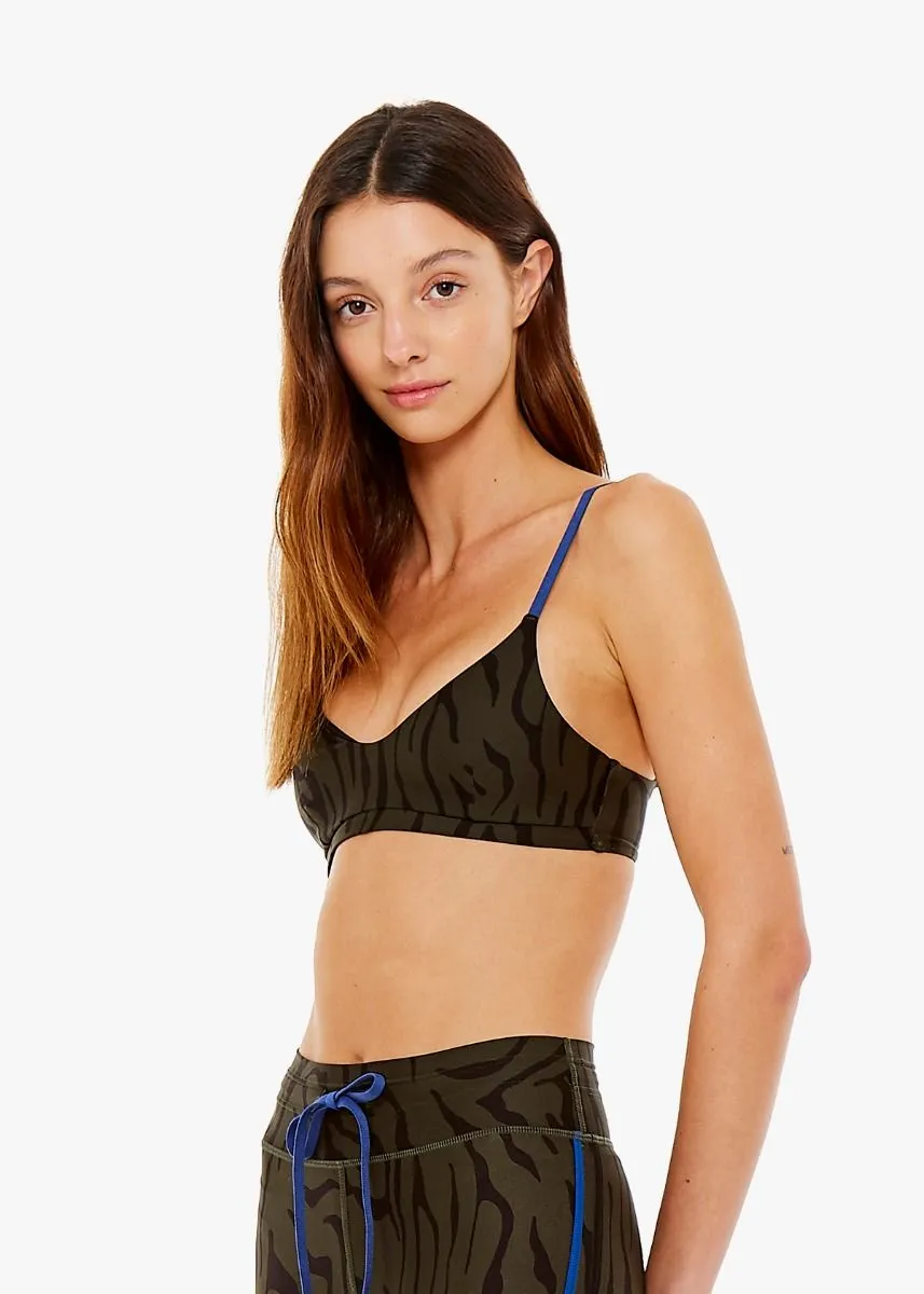 Midnight Tiger Ballet Sports Bra