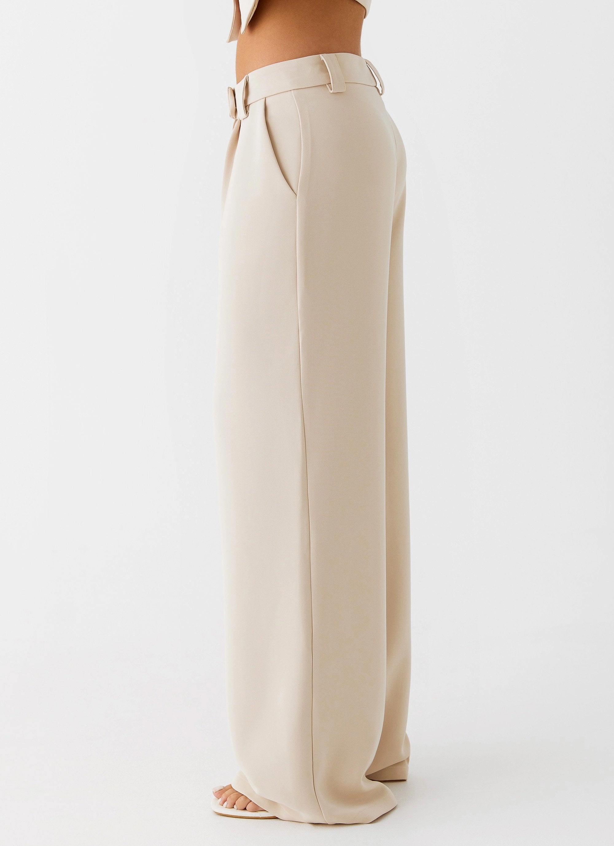 Midnight City Suit Pants - Beige WaterproofTechnology