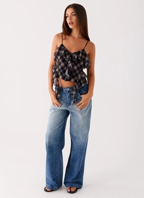 Performance Comfort Cozy Style Midwest Low Rise Jeans - Powder Wash Blue