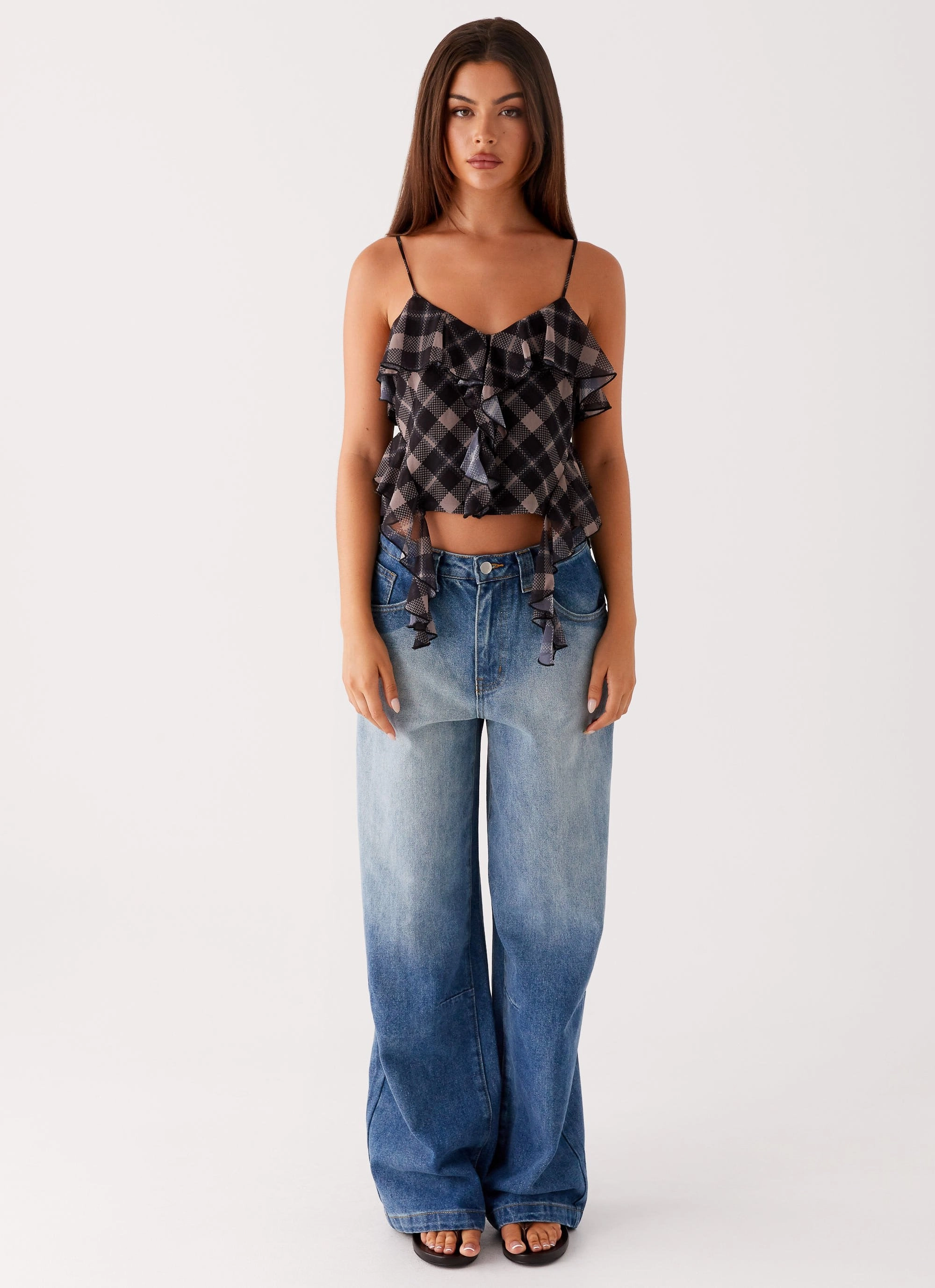 UVProtection Midwest Low Rise Jeans - Powder Wash Blue