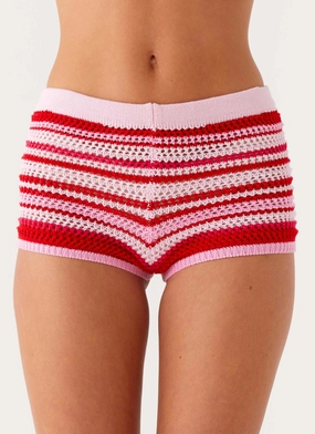 Recyclable Fabric Blend Miffy Mini Shorts - Pink