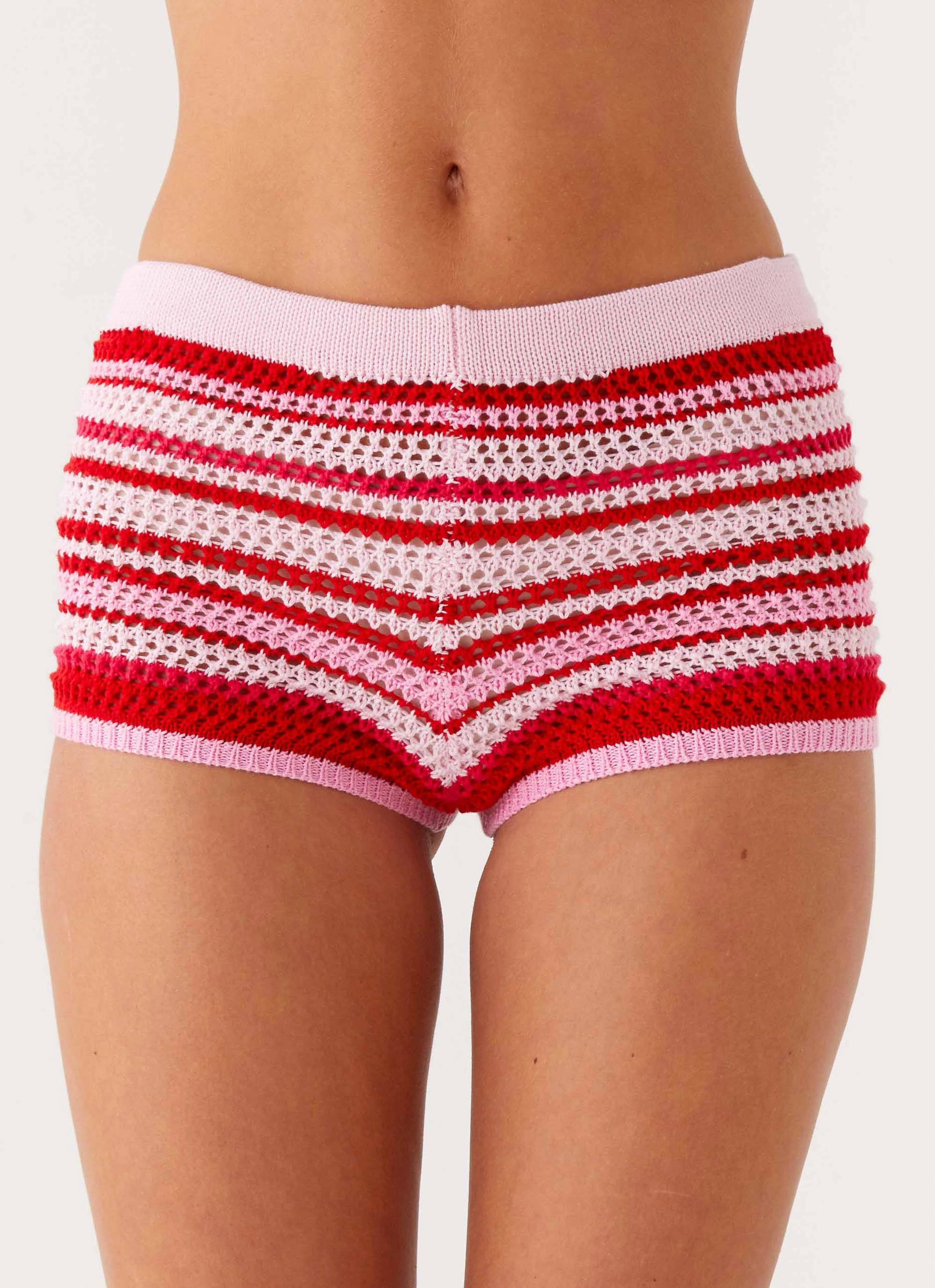 Recyclable Fabric Blend Miffy Mini Shorts - Pink