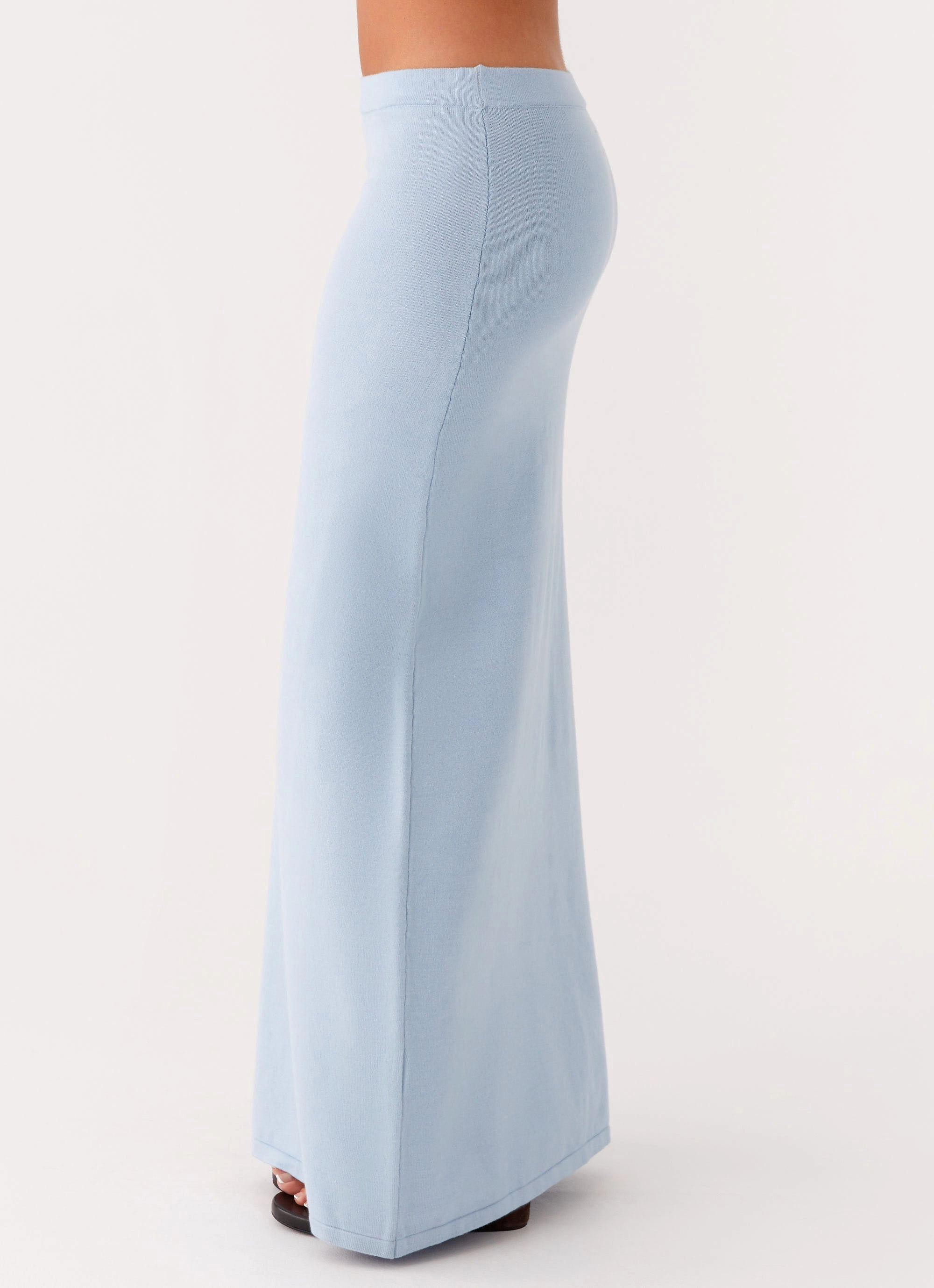 Smart Look Anastasia Knit Maxi Skirt - Blue