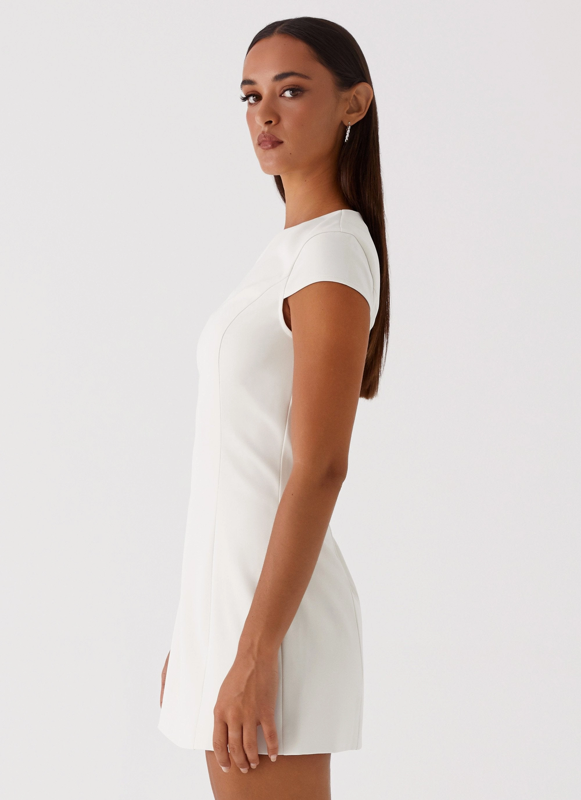 Sunset Hour Harriet Mini Dress - Off White