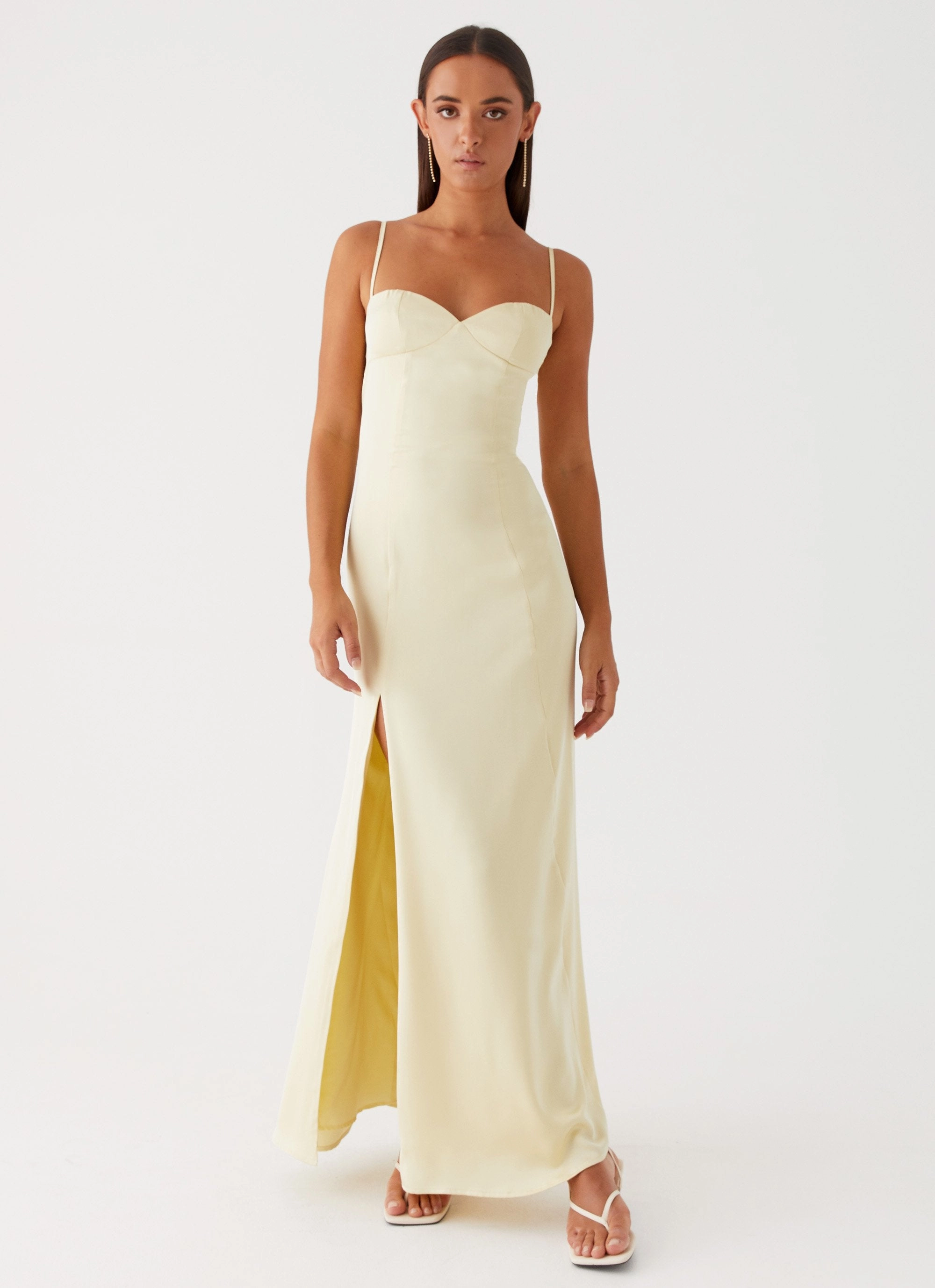 Miss Bloom Maxi Dress - Lemon Feel Good Cozy And Stylish