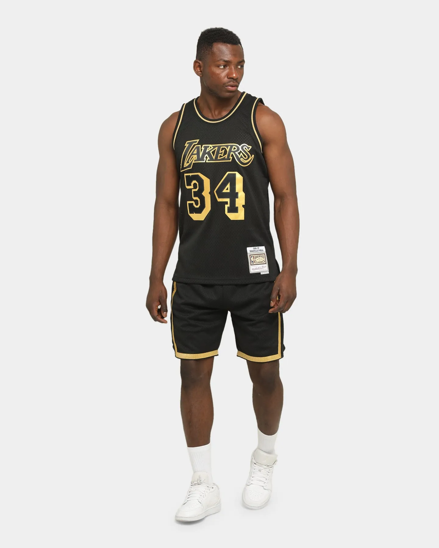 Mitchell & Ness Men's Los Angeles Lakers HWC Swingman Short Black/Gold