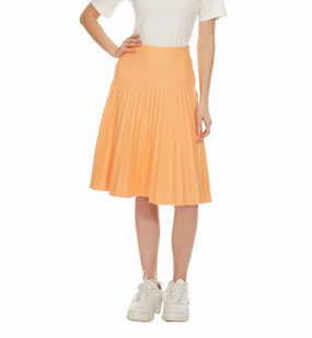 MM  PLEATED - PASTEL ORANGE Breathable Waistband