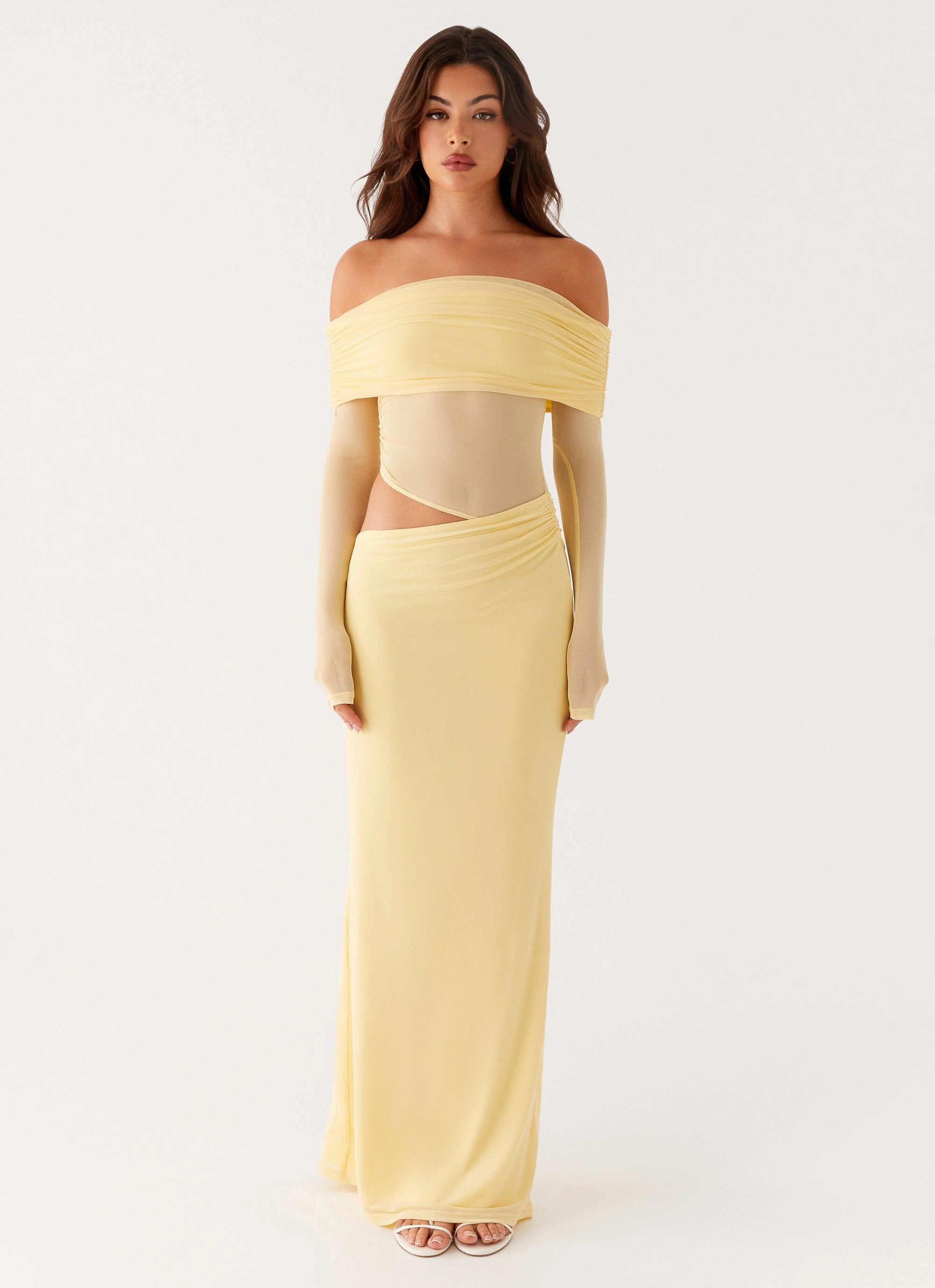 Emery Maxi Dress - Yellow Harmonious Layers