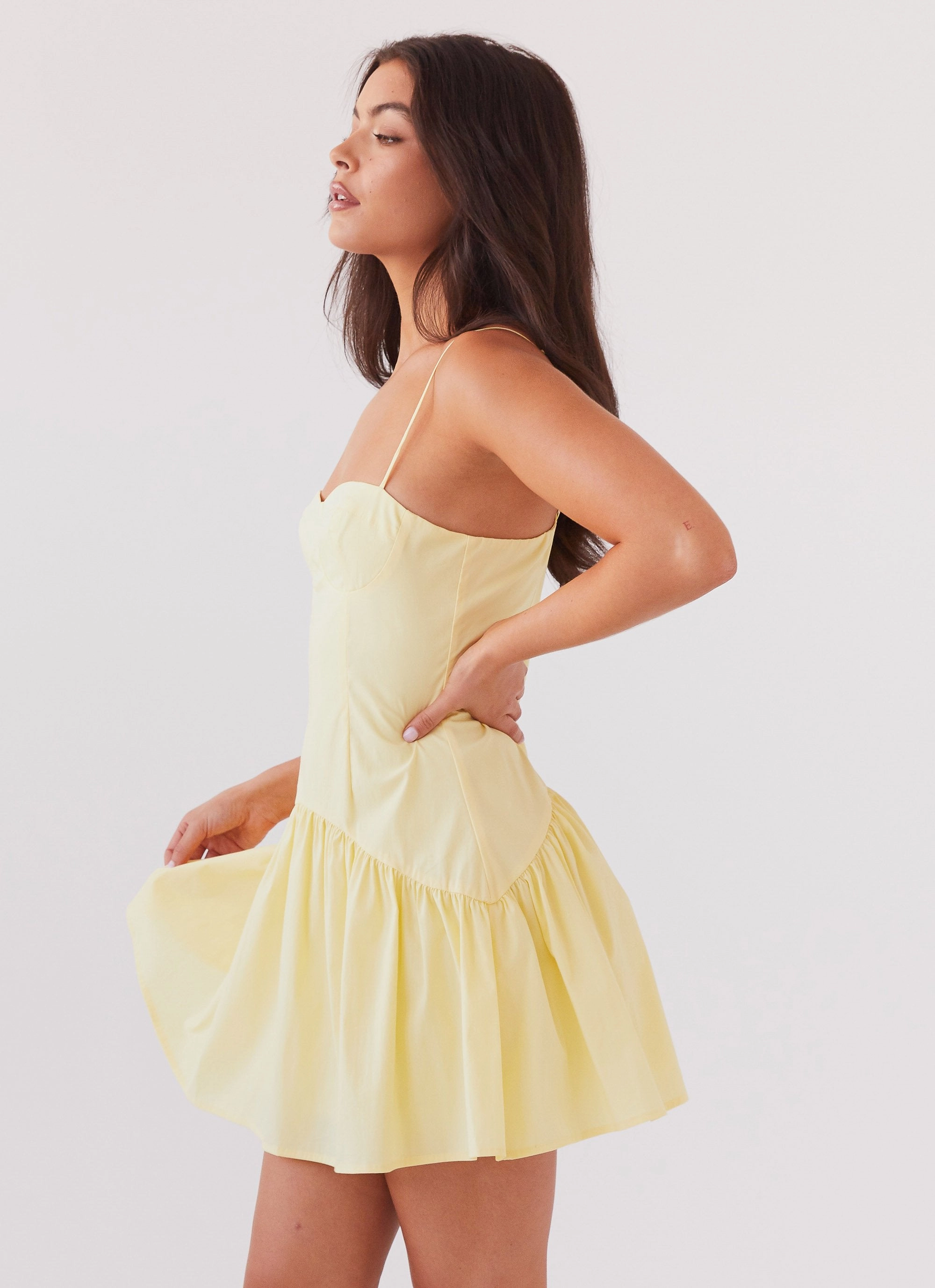 Endless Summer Mini Dress - Canary Classy Look Bright bold dress