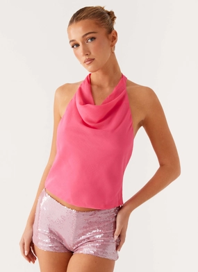 Buenos Aires Top - Pink Antibacterial