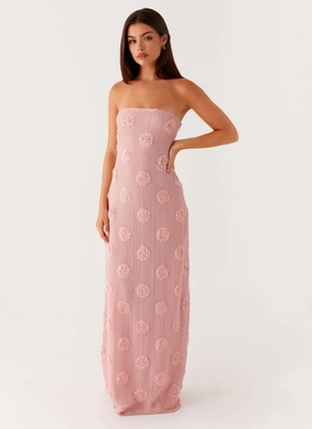 Casual Feel Wedding Style Holly Maxi Dress - Pink