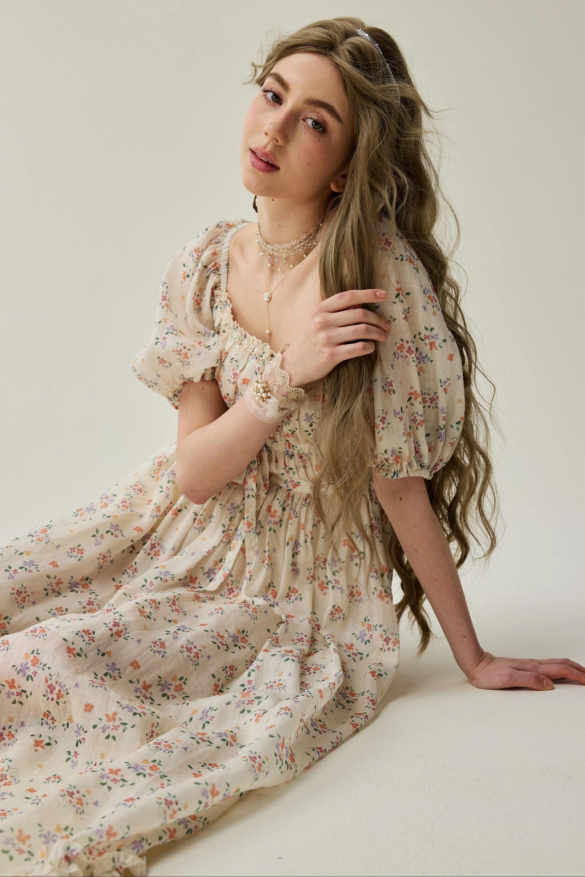 Osmanthus 01 | maxi linen dress Chill Ready