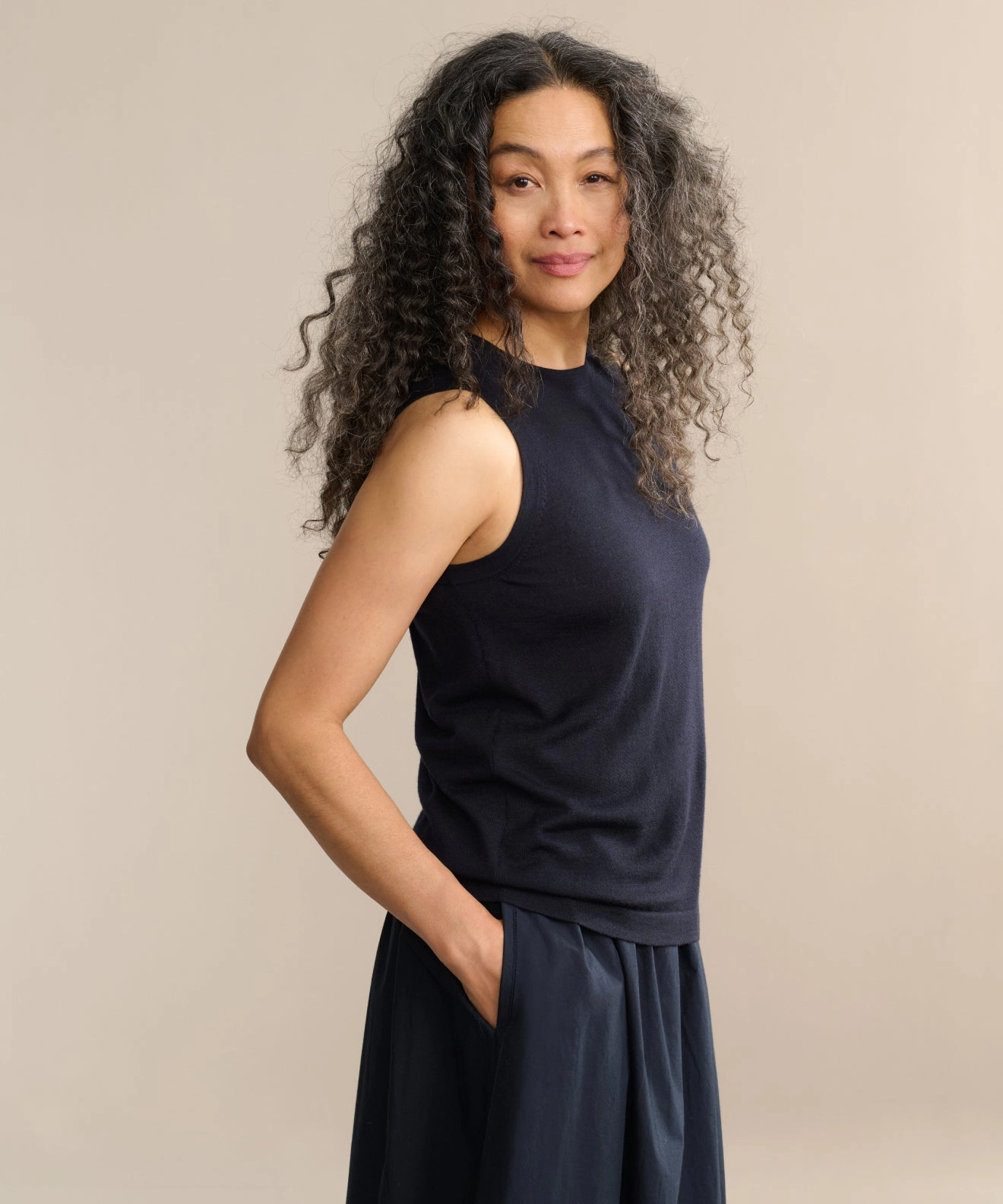 UV protection layer Merino Tank