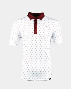 DoubleStitching Maroon Daisy Classic Polo