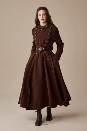 VentedBack Monica 31 | 100% Wool  Double Breasted Coat