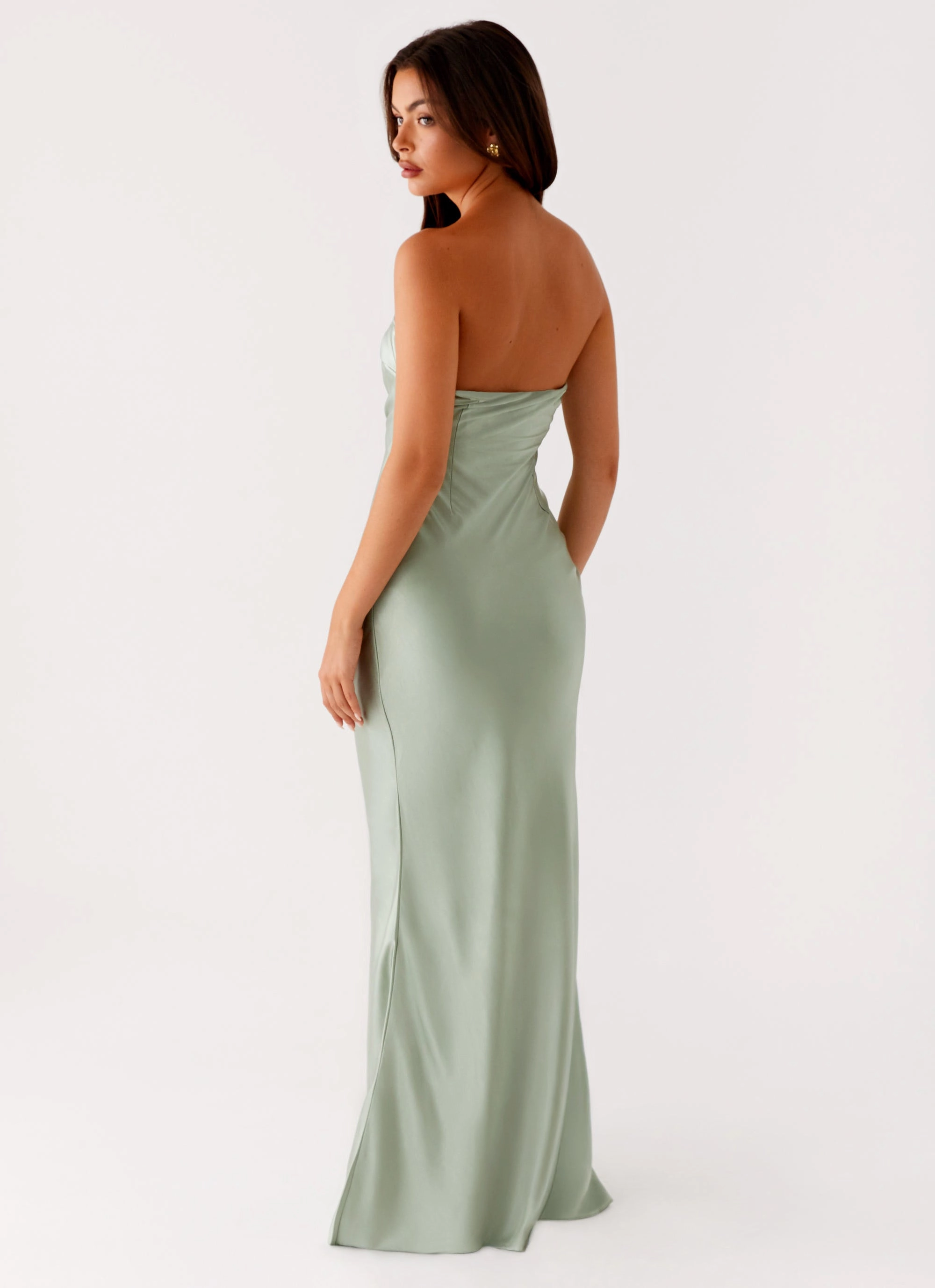 Monte Carlo Maxi Dress - Sage slim fit Skin-friendly