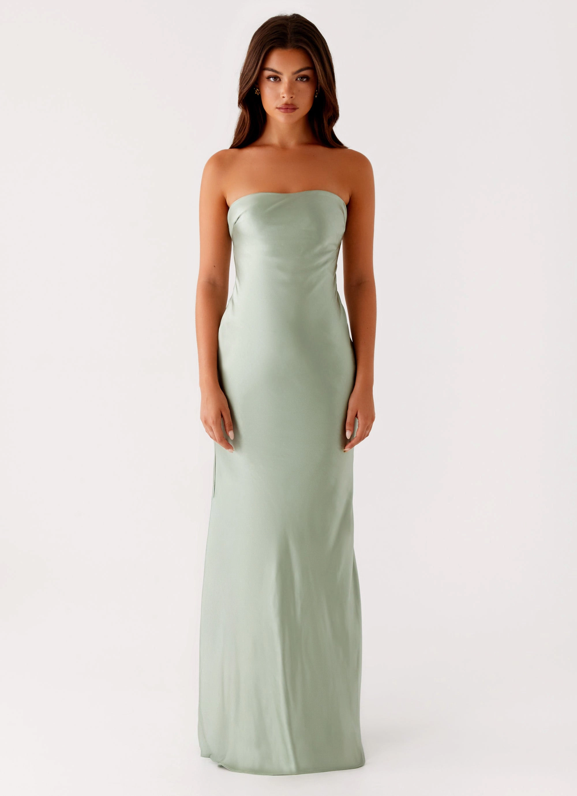 Gentle Texture Monte Carlo Maxi Dress - Sage