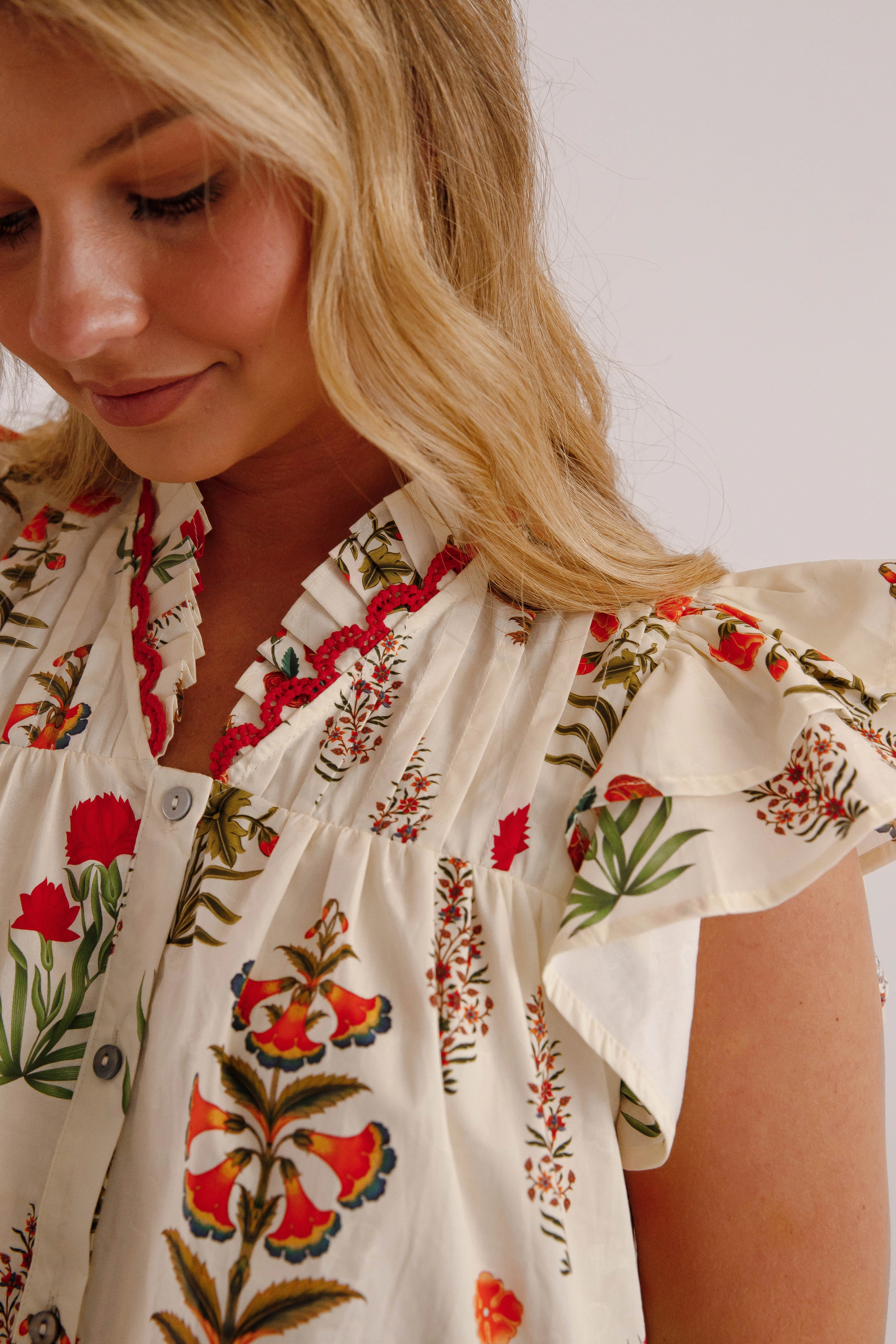 Moral Of The Story Blouse FrictionFreeNeckline