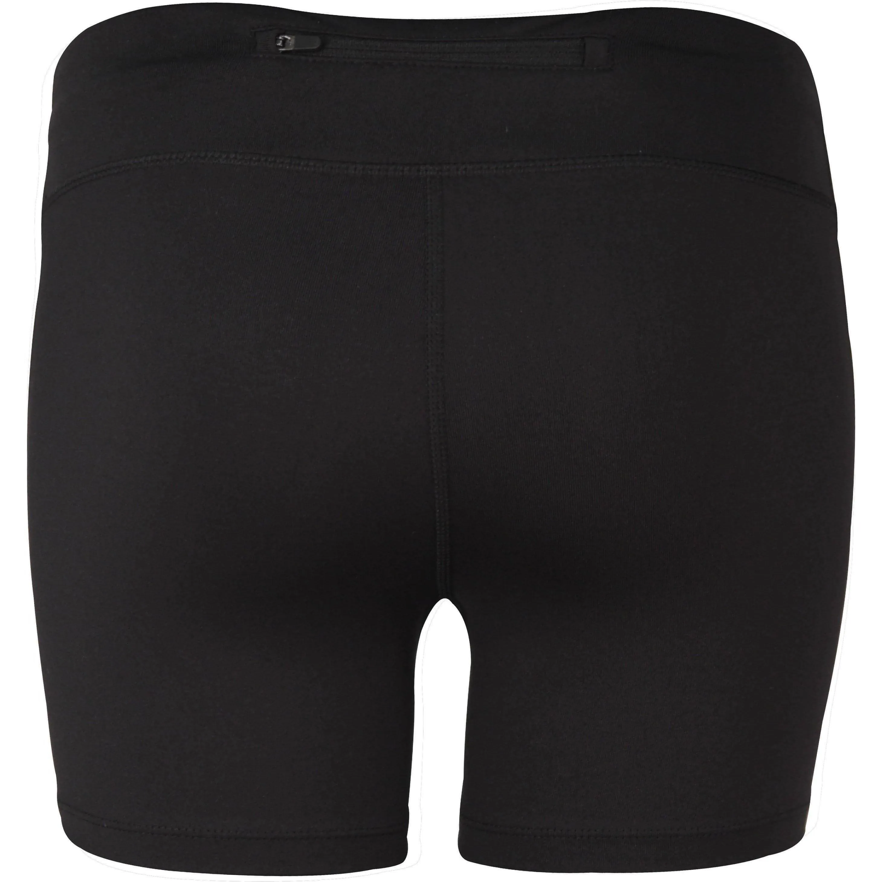 More Mile Biker Womens Short Running Tights - Black