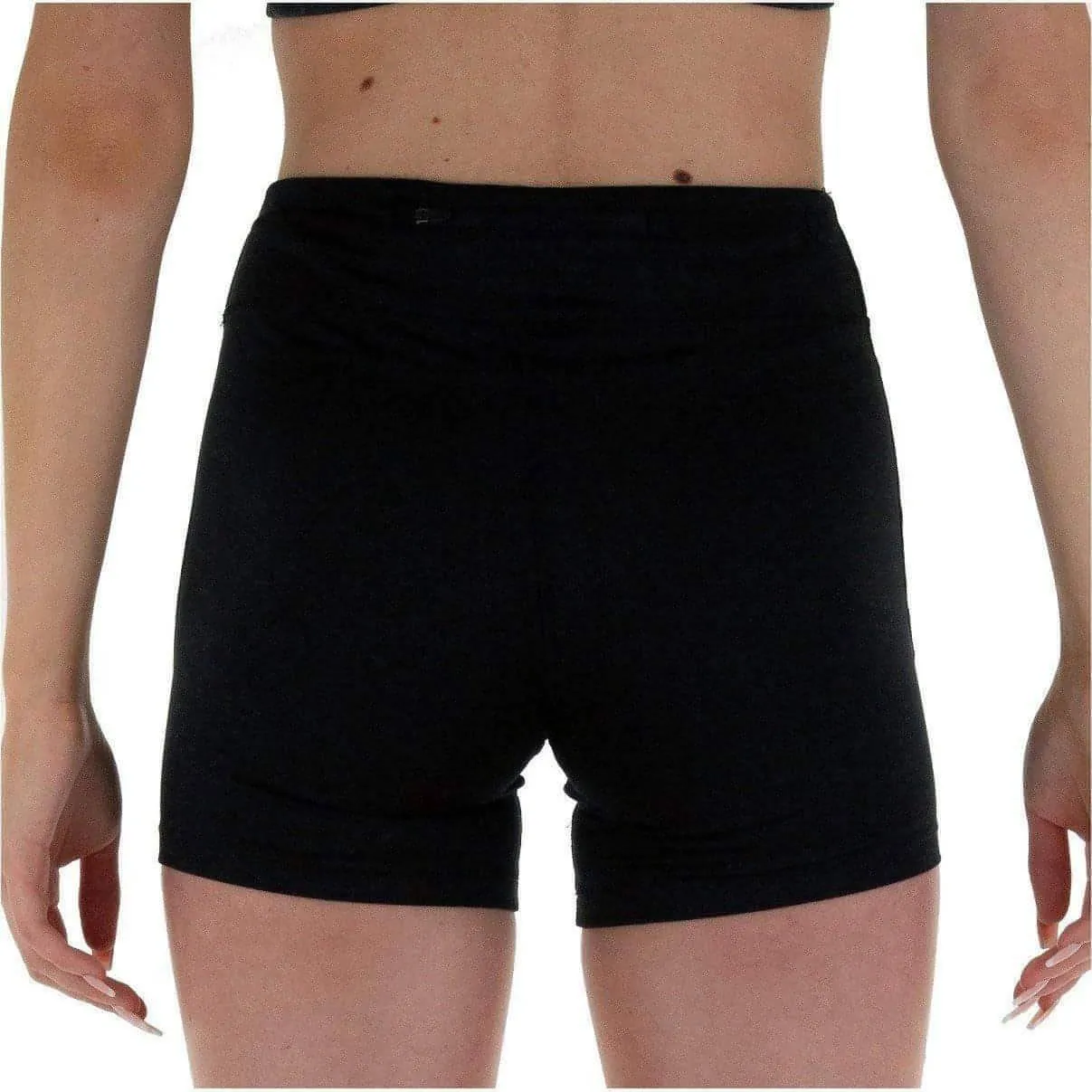 More Mile Biker Womens Short Running Tights - Black