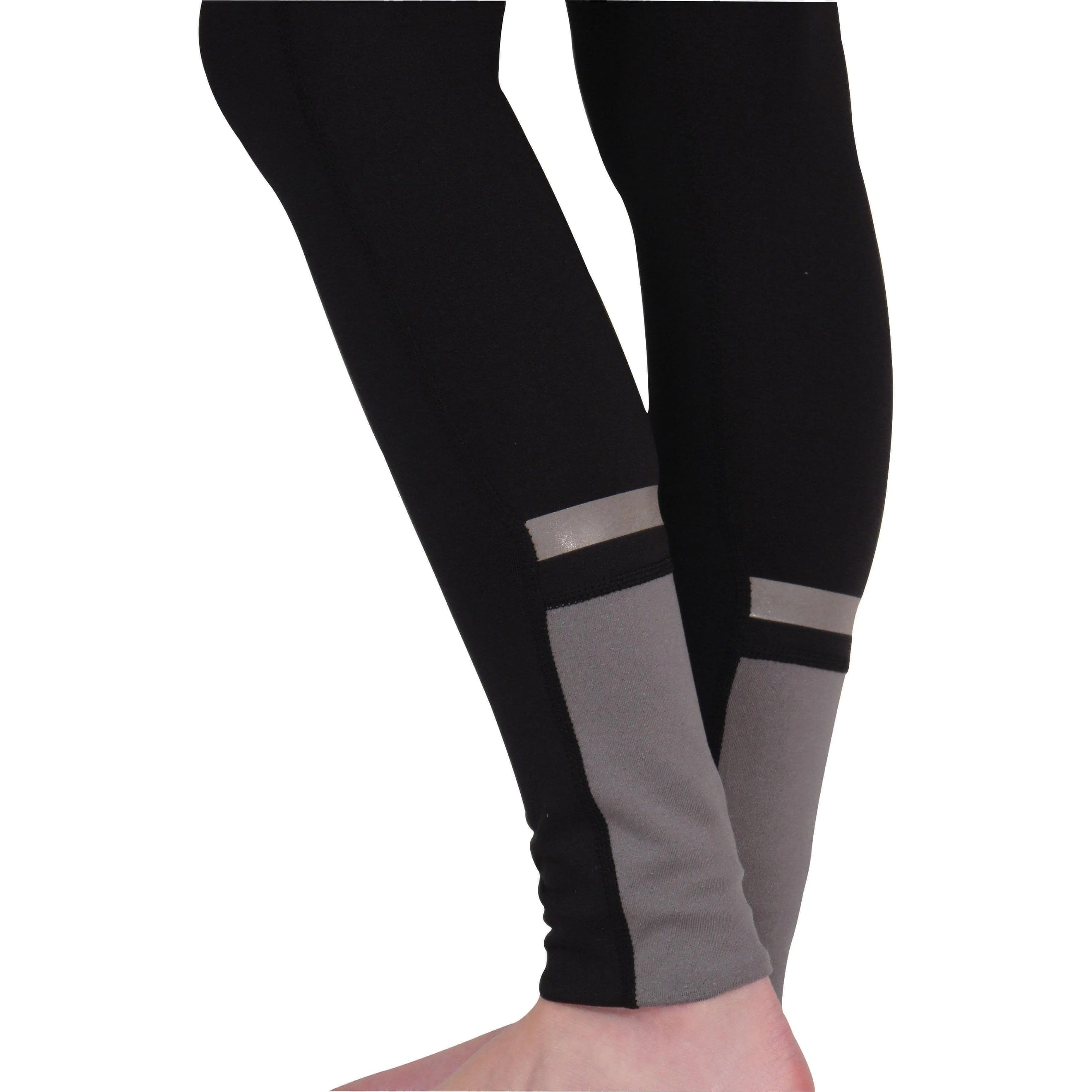 More Mile Power Womens Long Running Tights - Black