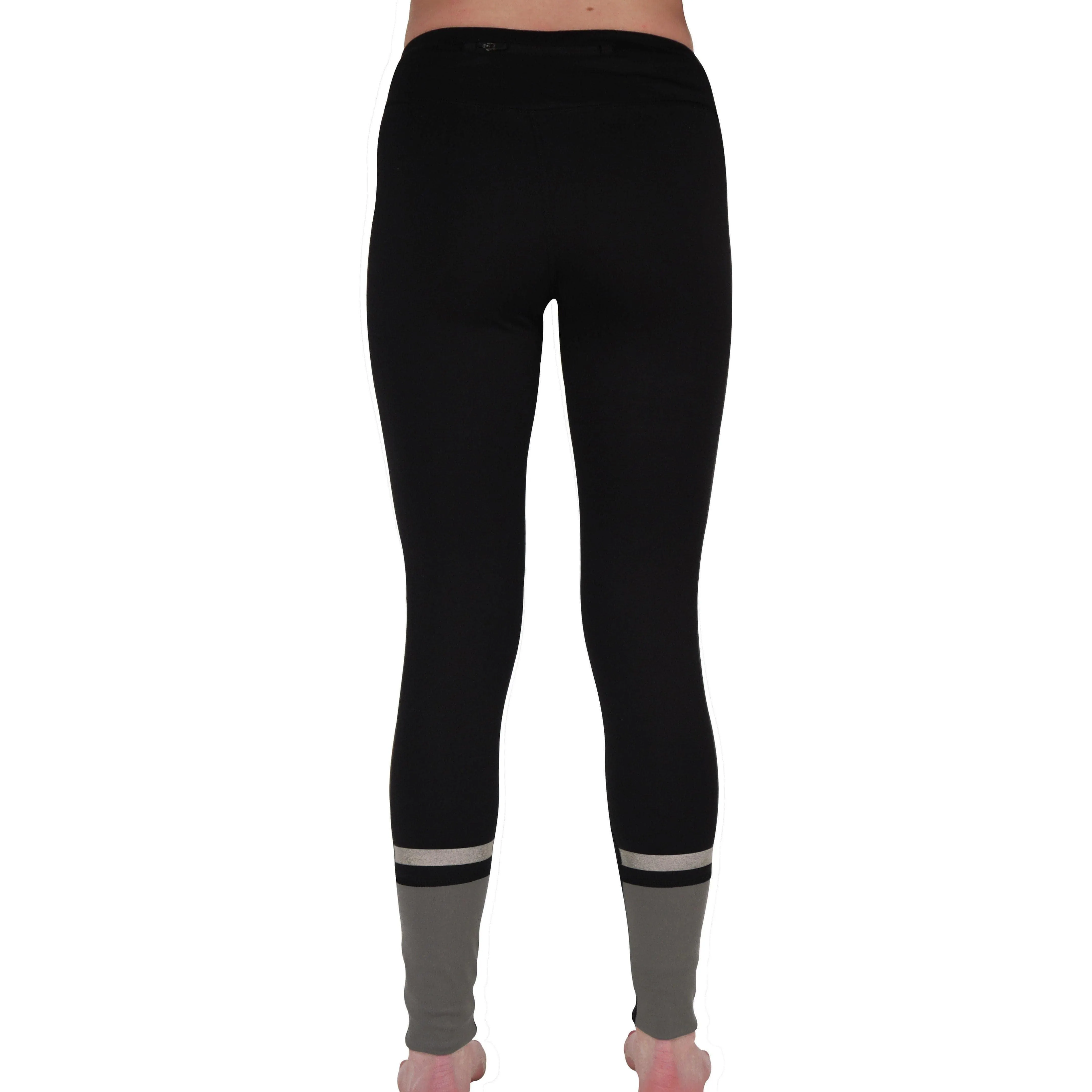 More Mile Power Womens Long Running Tights - Black