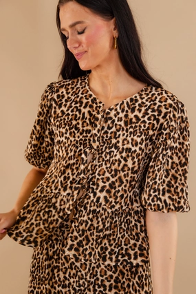 More Authenticity Ribbed Blouse EasyCareFabric