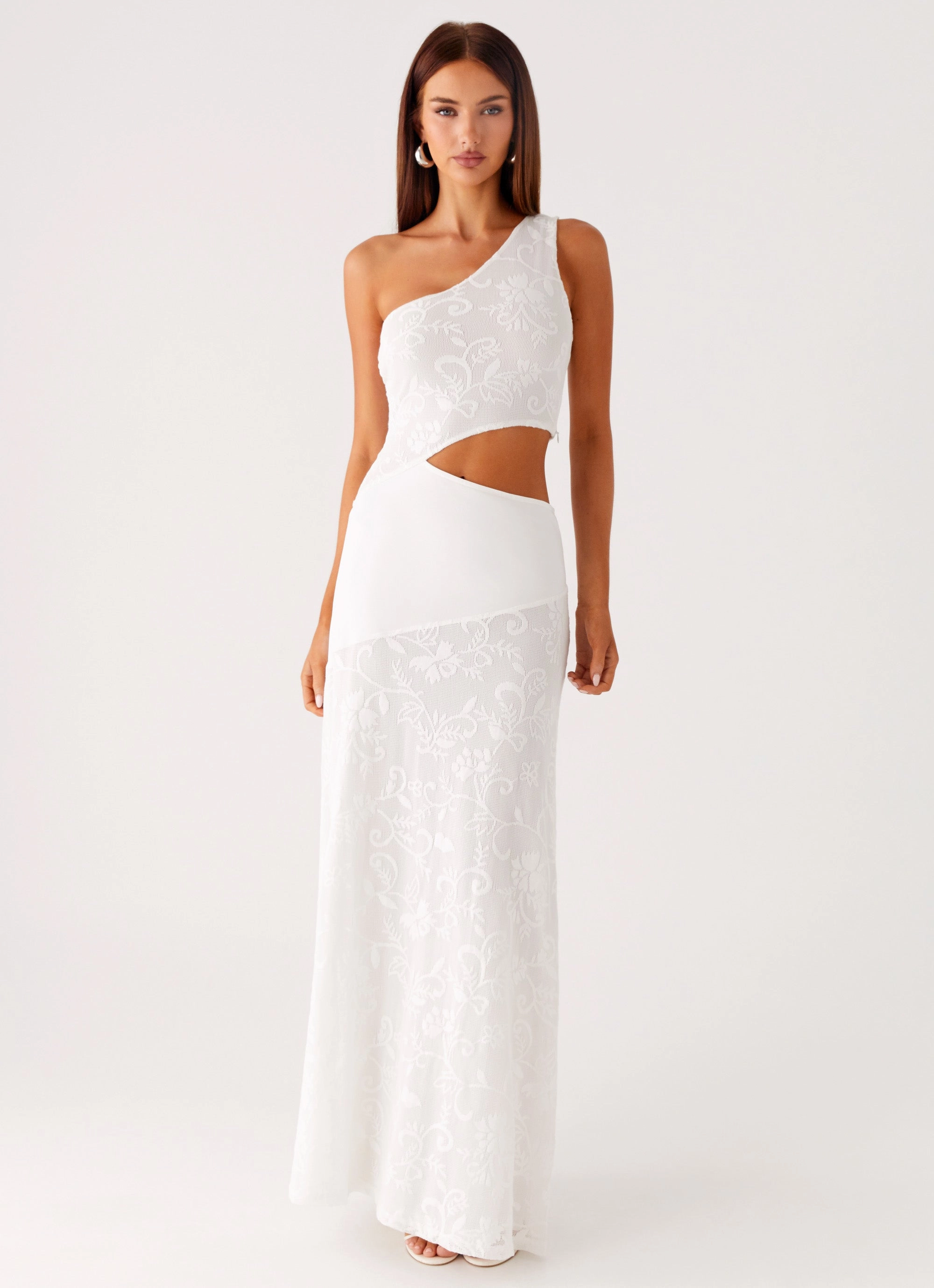 Stylish and Simple Non-Iron More Than Maybe Maxi Dress - White